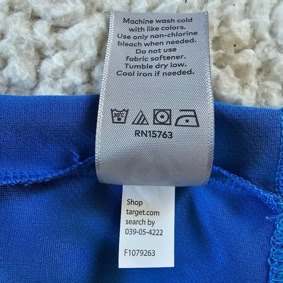 Champion Kids S (6-7) Blue Short Sleeve Performance Athletic Shirt Polyester - Picture 7 of 7